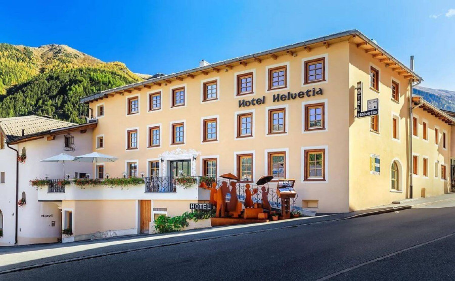 Frühstück im Hotel Helvetia in Müstair