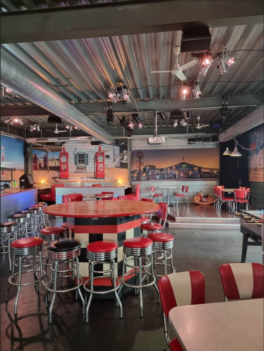 American Brunch im Road Stop Cafe in Lohn Ammannsegg