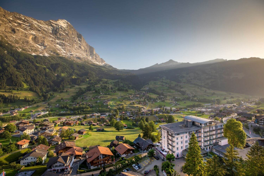 Frühstück im Hotel Belvedere in Grindelwald