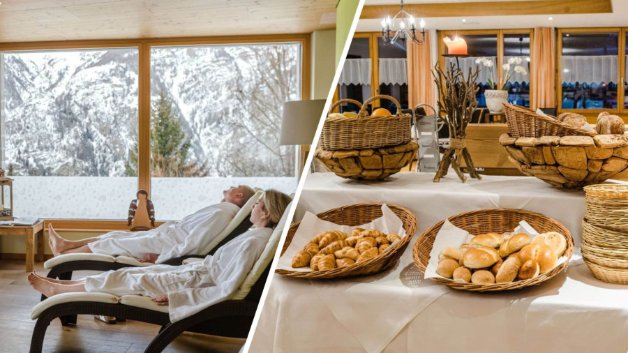 Frühstück mit DaySpa im Aktiv Hotel & Spa Hannigalp in Grächen