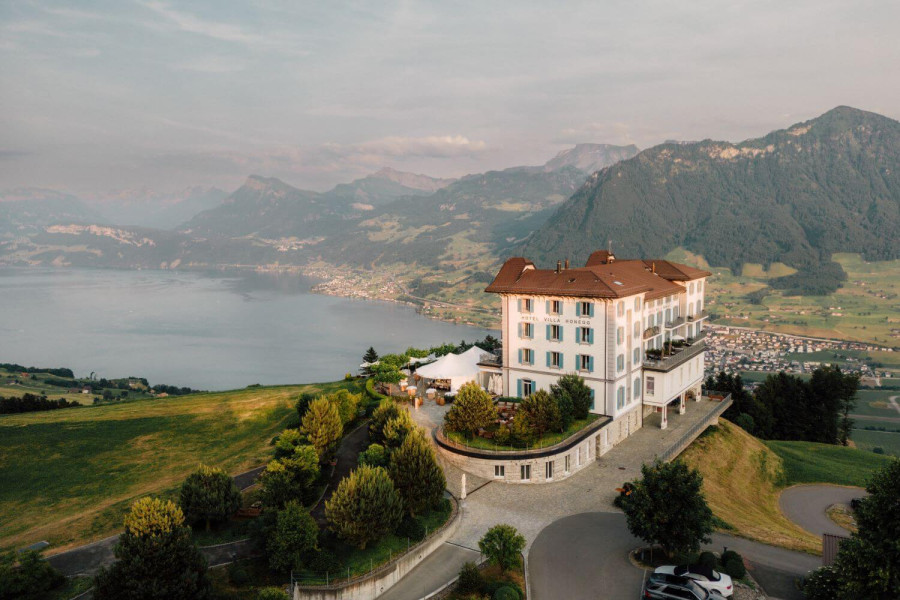 Frühstück oder Brunch im Hotel Villa Honegg in Ennettbürgen